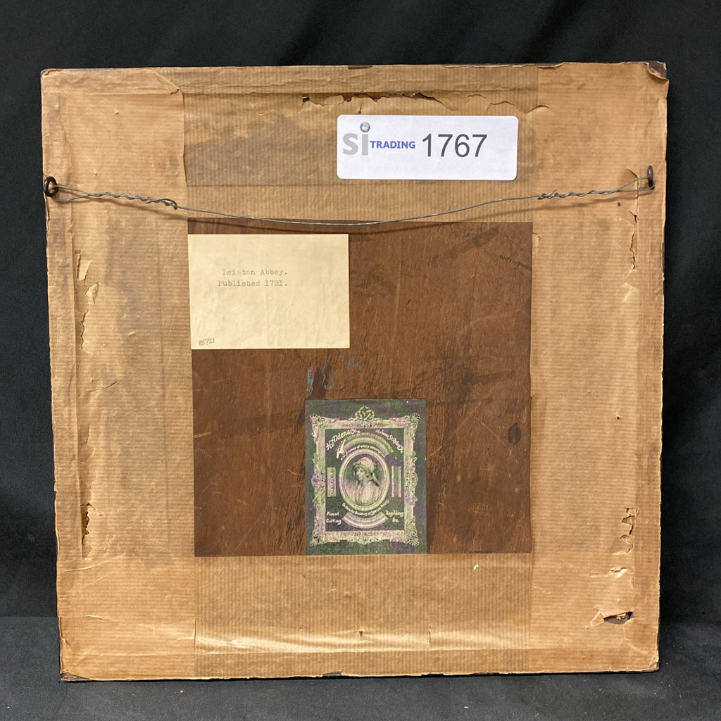 1781 Coloured Engraving Leiston Abbey W.Byrne, T.Hearne Framer H.Alden - (1767)