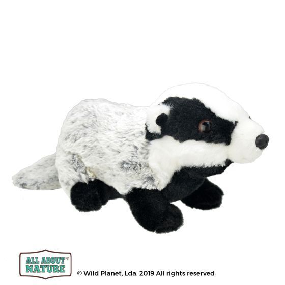Soft Plush All About Nature Badger