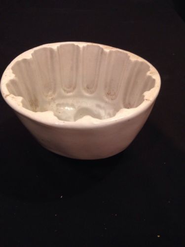 Antique Jelly Mould Ceramic Large Autumn Floral Classic kitchenalia (1699)