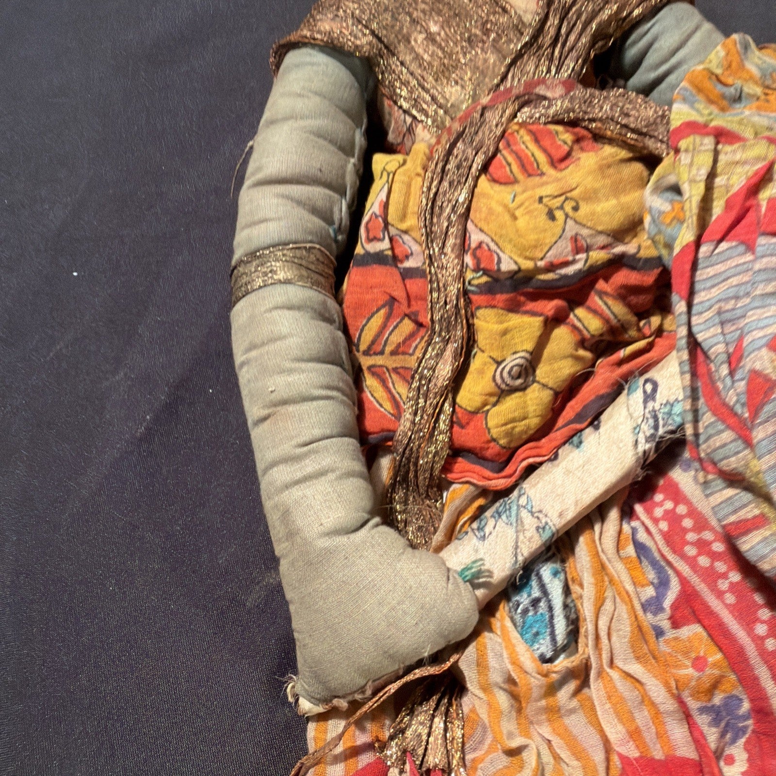 Marionette Rajasthani Kathputli antique wooden puppets Set of 3 kings - (2082)
