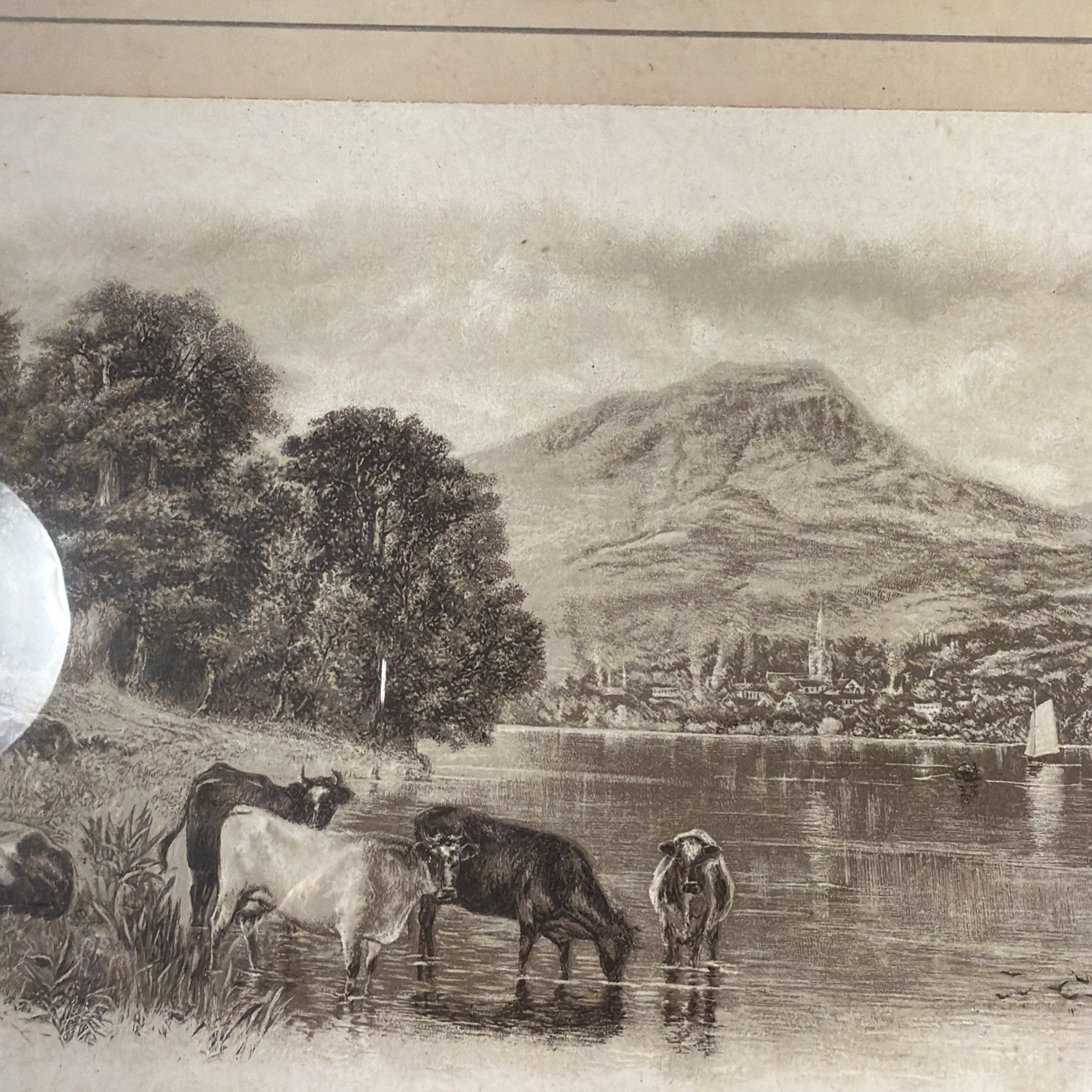 Frederick William Hayes (1848 - 1918) North Wales mountains Print c1890 - (2023)