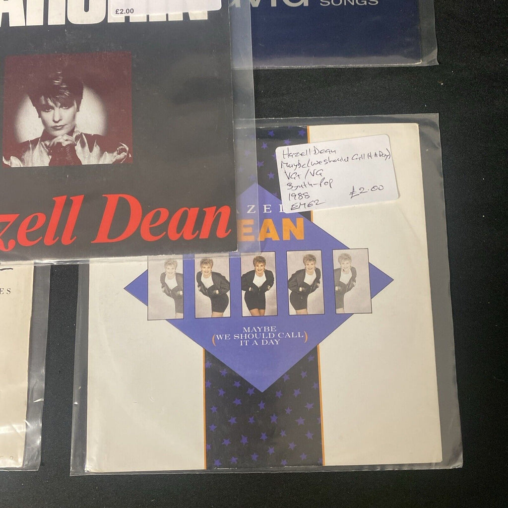 Vinyl Records 7" Singles 5 x 1980's Hazell Dean, Deacon Blue / Curiosity - (9474