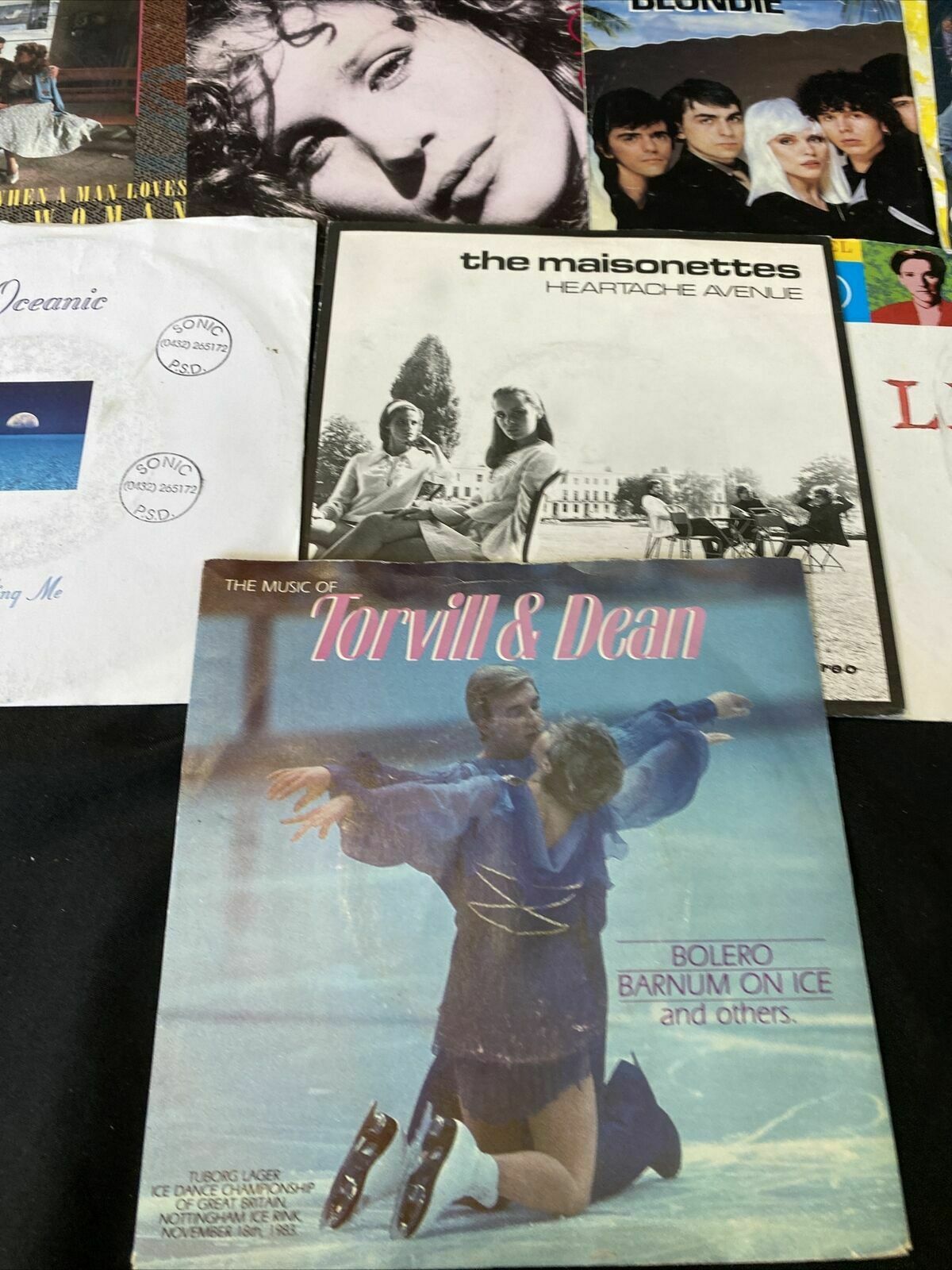 Vintage 1980's 7" Singles x12  Blondie Level 42 Roman Holiday + More (8359