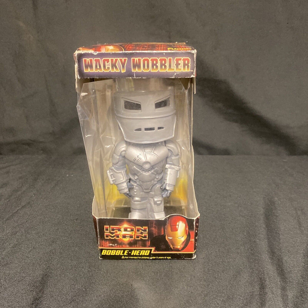 FUNKO Wacky Wobbler 2008 Iron Man Mark 1 Bobble Head RARE - (8634)