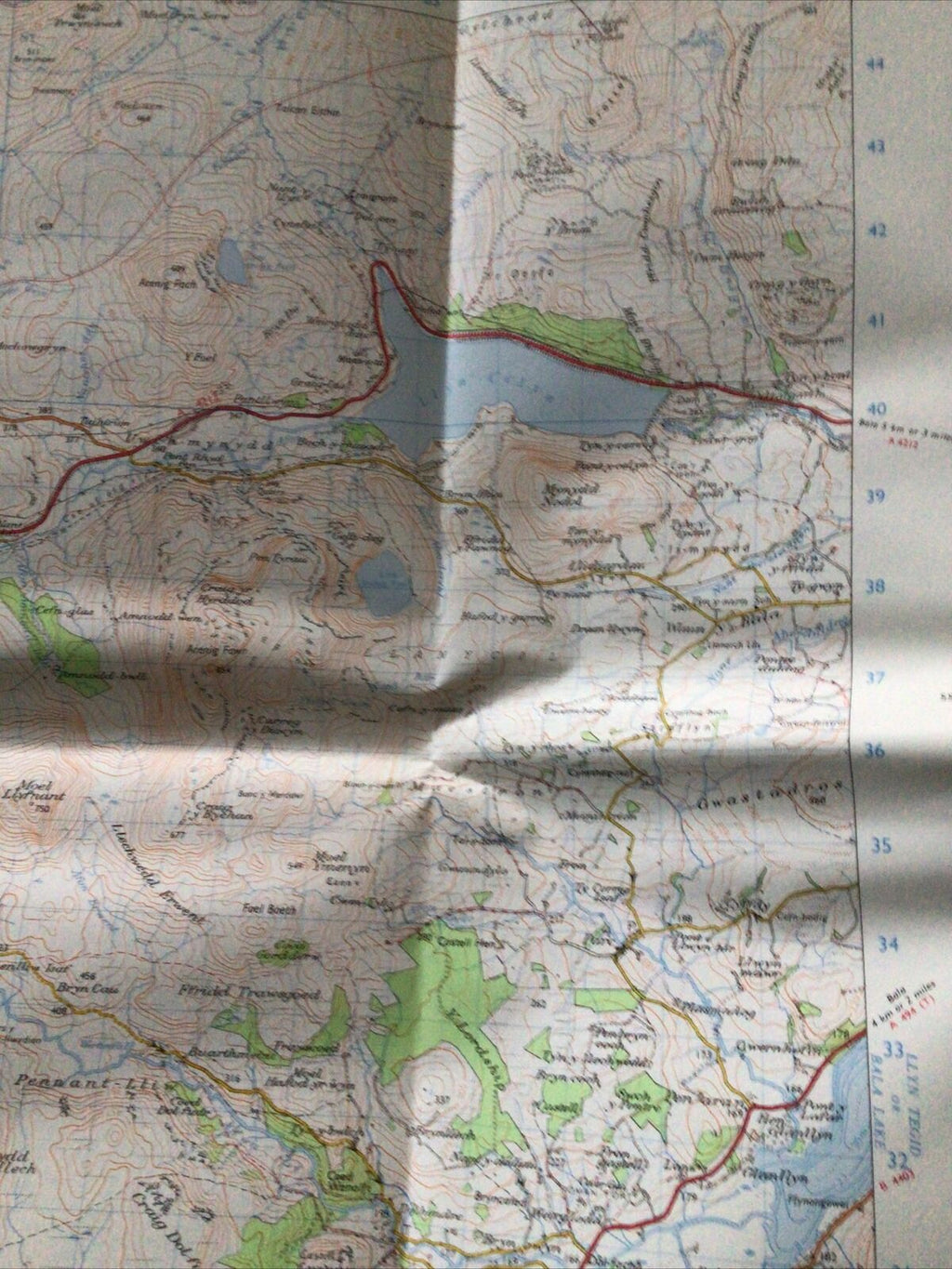 MAP - Ordnance Survey 1:50 1st Series 1974 -Dolgellau #124 - (8709)