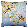 Fletcher Prentice licensed Pillow cushion - Song Birds and Apple Blossom 40x40cm