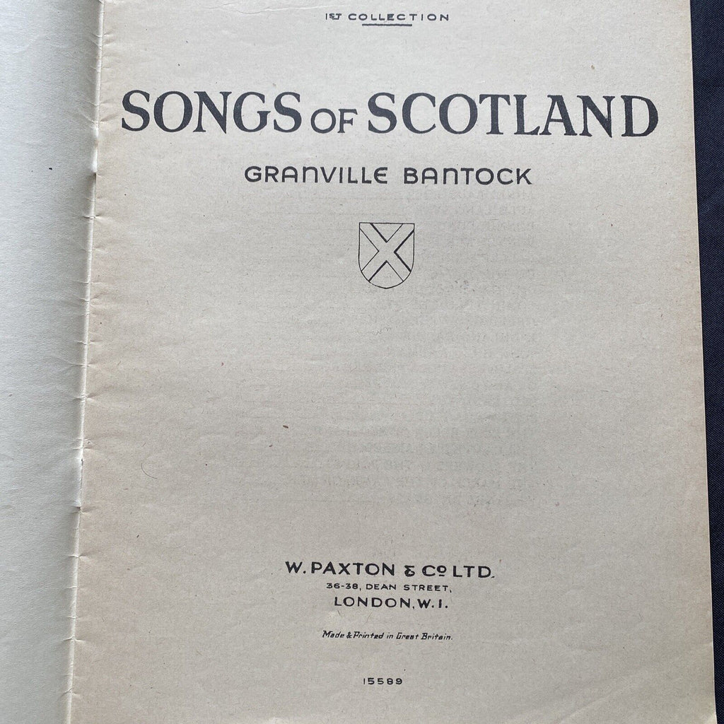 Piano Music Book 1943 Songs of Scotland W. Paxton & co - (9588