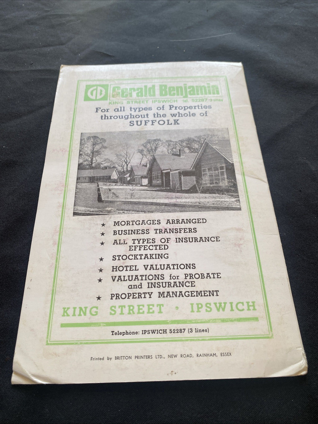 Barnett's Street Plan with Index 1970's - Ipswich (1298)