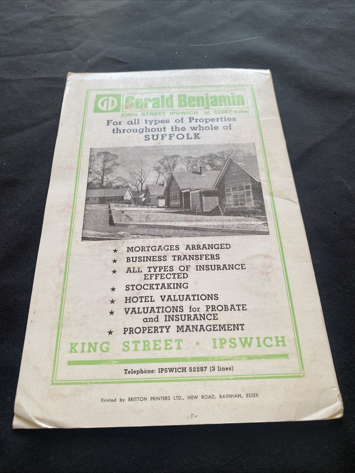Barnett's Street Plan with Index 1970's - Ipswich (1298)