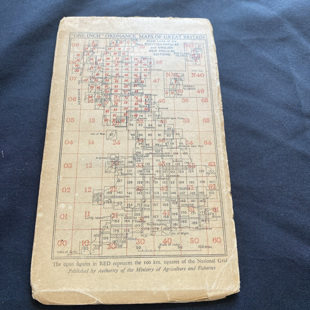Aldershot Ordnance Survey One Inch Map Published 1946 #169 (1286)