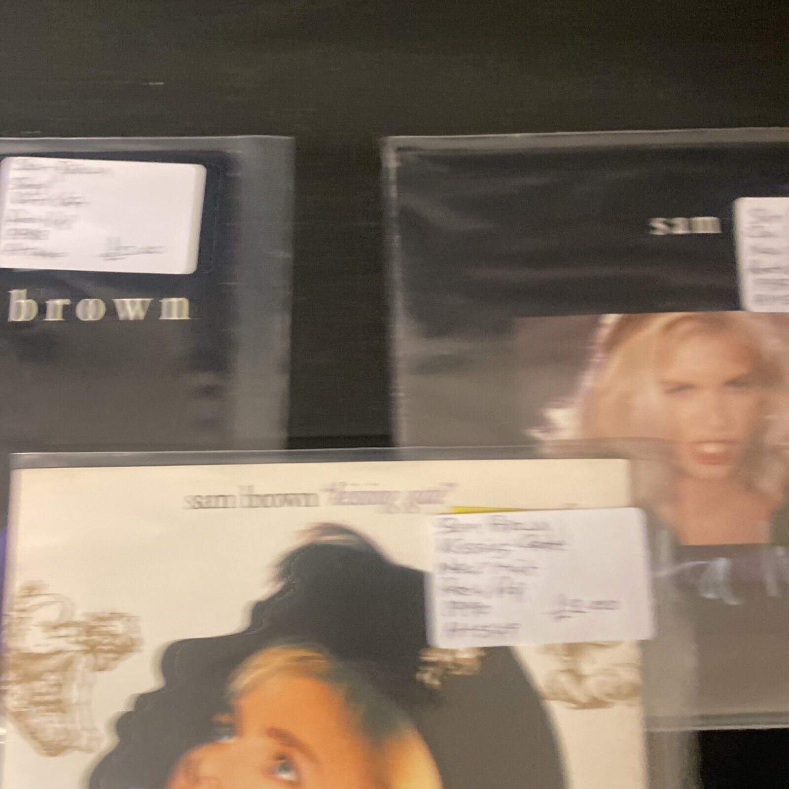 Vinyl Records 7" Singles 5 x 1980's Sam Brown - (9471)