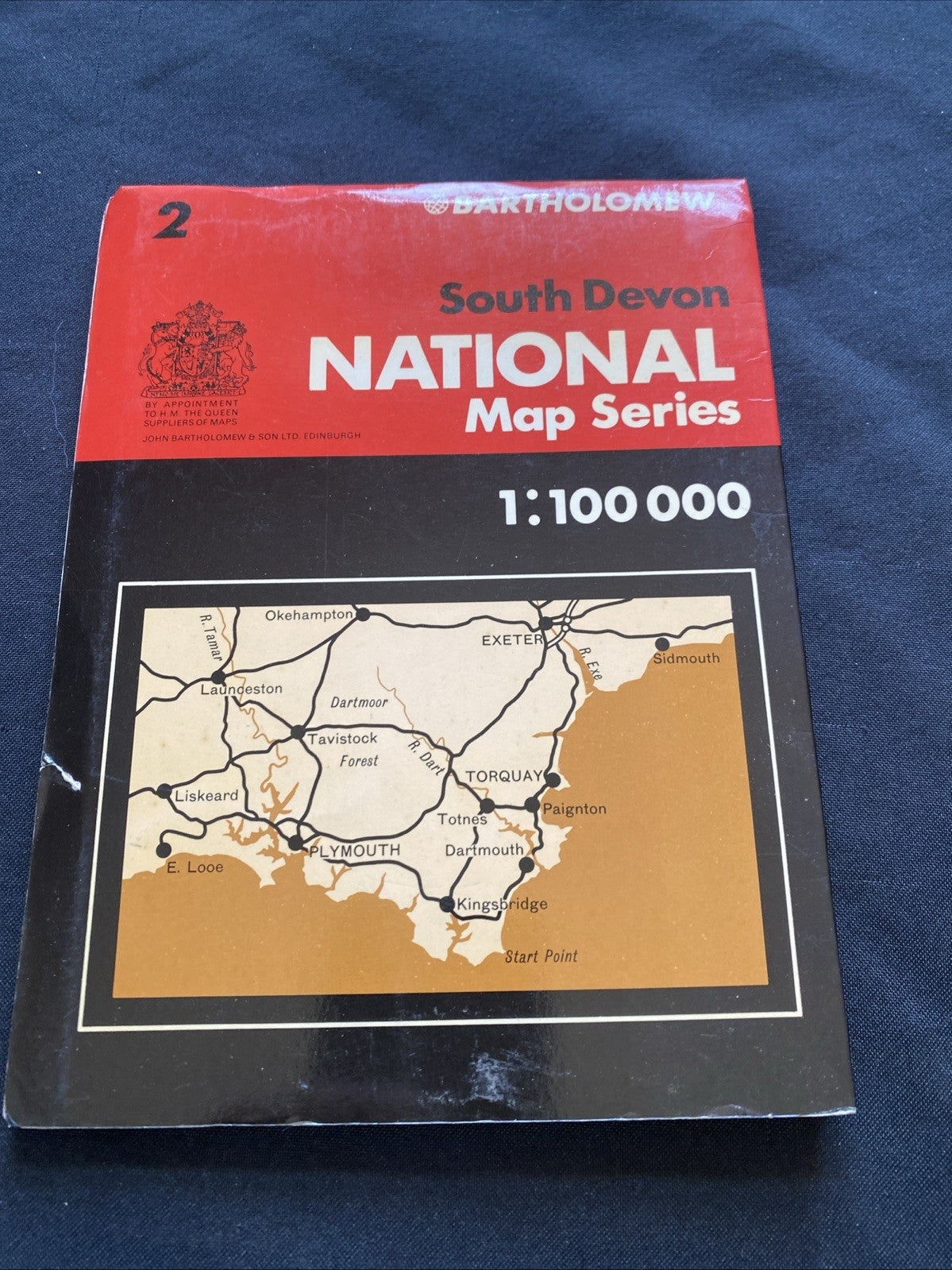 South Devon Bartholomew National Map 1:100 Scale #2 (1276)
