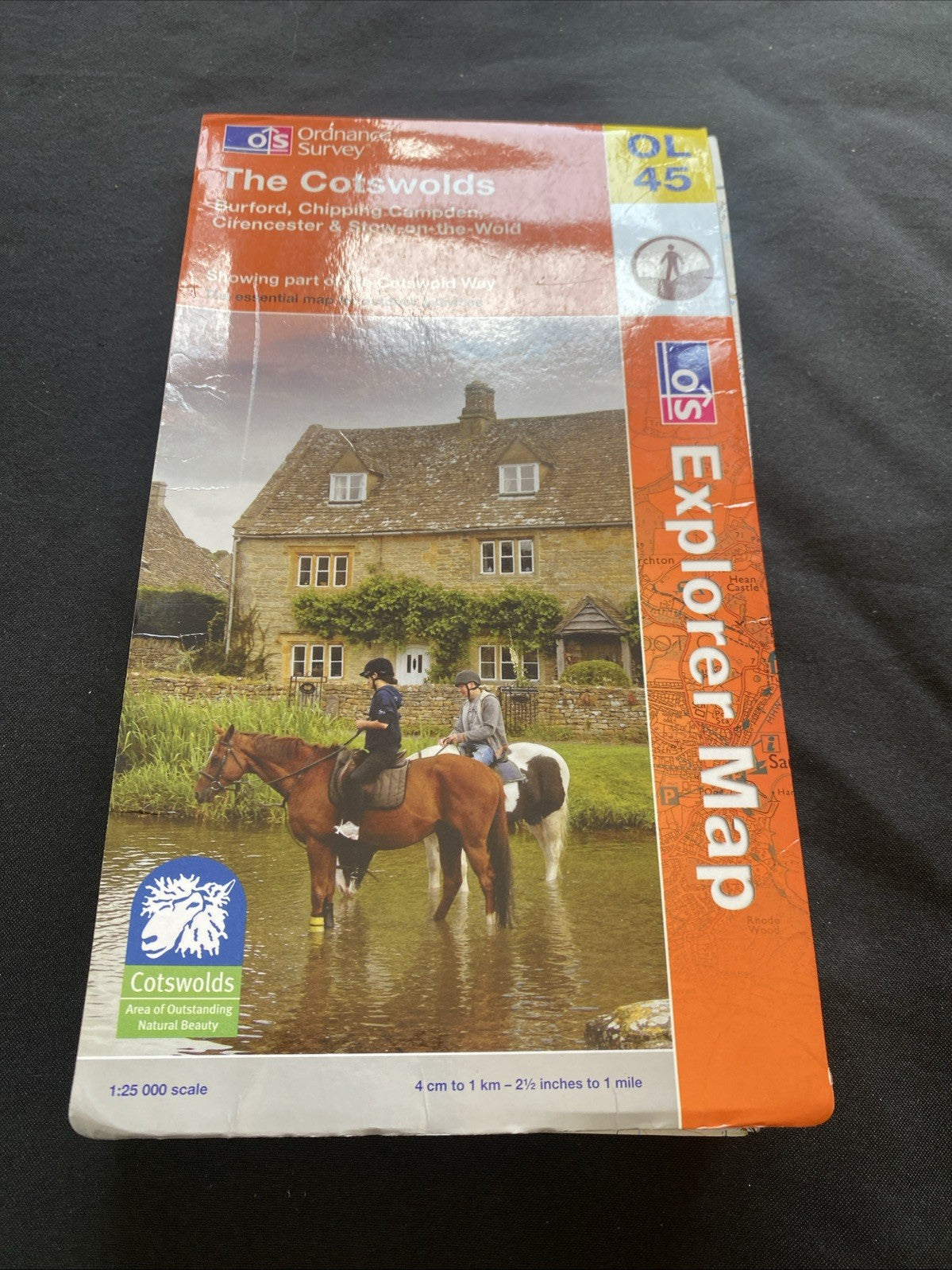 The Cotswolds Ordnance Survey OS Explorer Map #OL45 1:25 scale (1245)