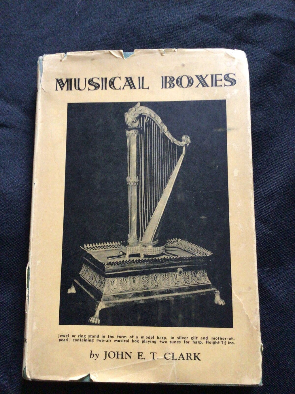 BOOK - MUSICAL BOXES - John Clark - 1940's - (8599)