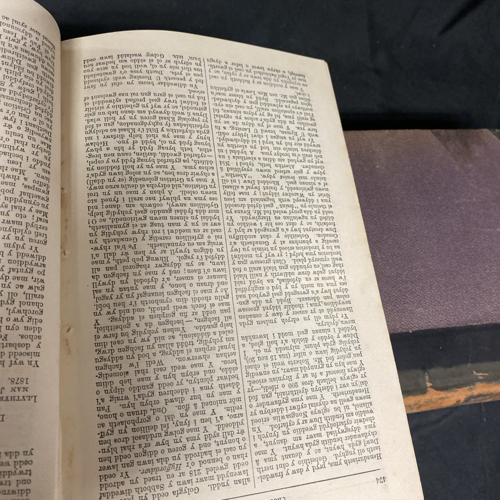 7 x 19thC Rare Theological books in Welsh Lovely Condition