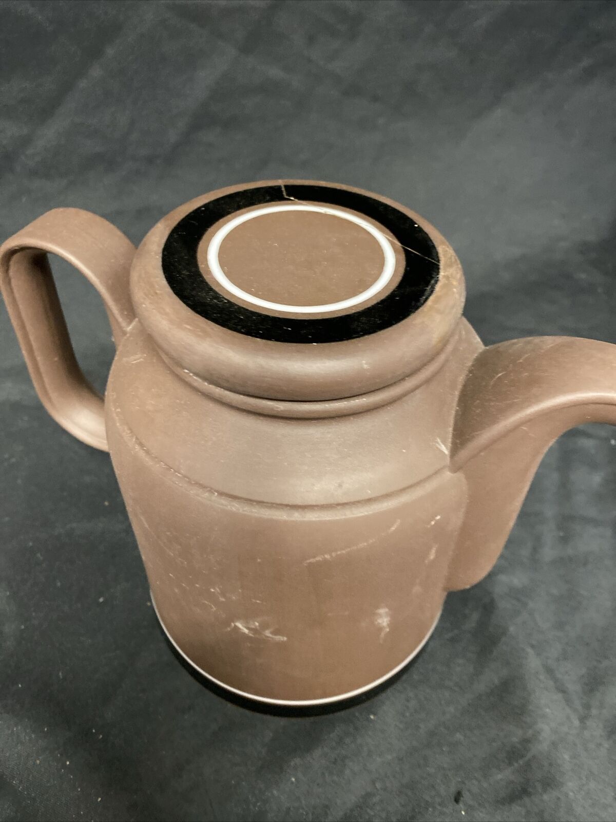 Hornsea CONTRAST Lancaster Vitramic England Coffee Pot Repaired lid 1976/77 (9282)