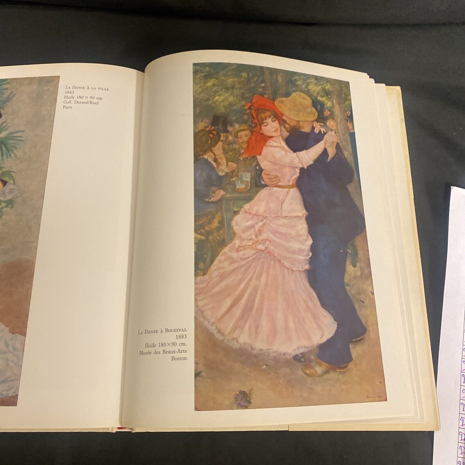 BOOK - Renoir - Maximilien Gauthier French Text Hardback 1976 - (9106)