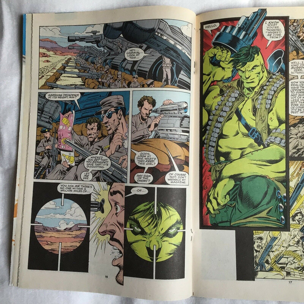 COMIC - MARVEL Comics THE INCREDIBLE HULK War & Pieces 30th Aniv. Mar 1992 (8906