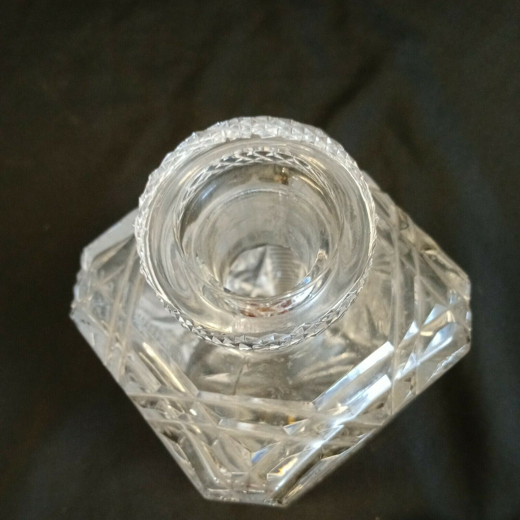 Brierglass Lead Crystal Decanter 24cm high no damage - (8111)