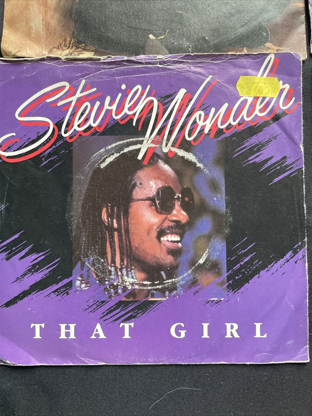 Vinyl Records 7" Singles 5 x 1980's Stevie Wonder 5 different singles - (9429)