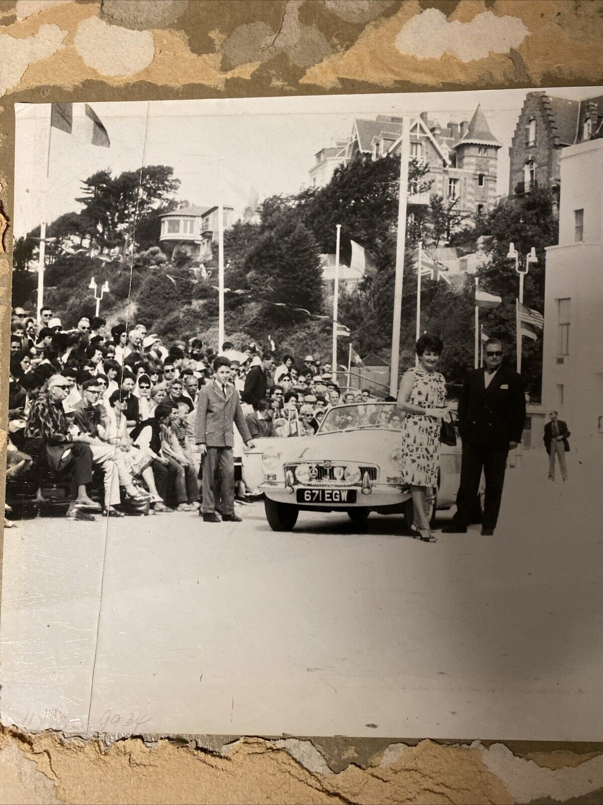 1960's Motor Sport Racing Europe Original Photograph 24 x 18cm Monaco? - (5417)