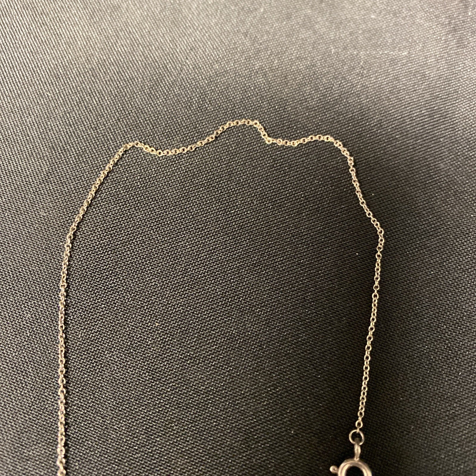 Tiffany & Co. Black White Ireland Bone China Double Heart Necklace (1670)