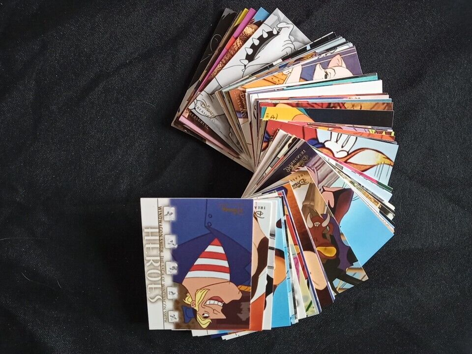 Upper Deck 2003 Disney Treasures Series Set 13 missing x 77 Trading Cards (5741)
