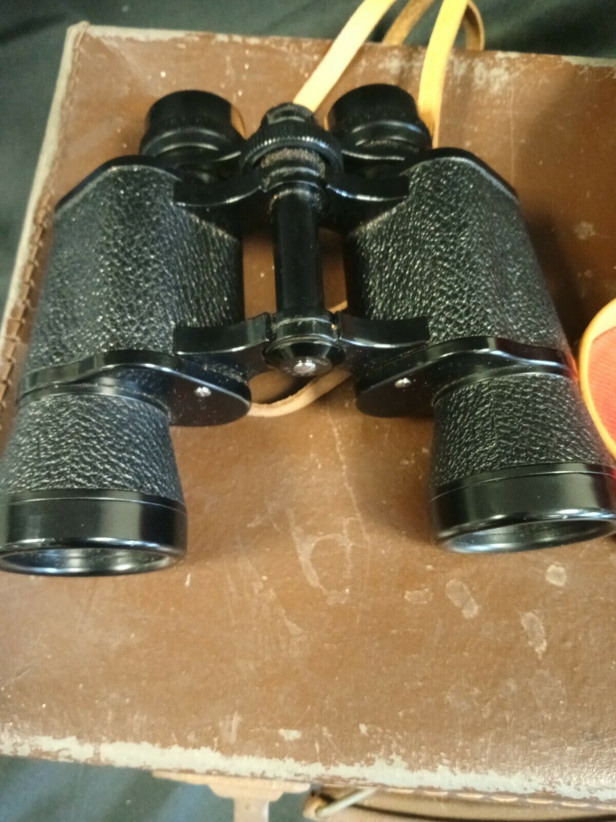 HELIOS Vintage Binoculars 8x40 F6.5 Original Leather case + Vintage case (7984