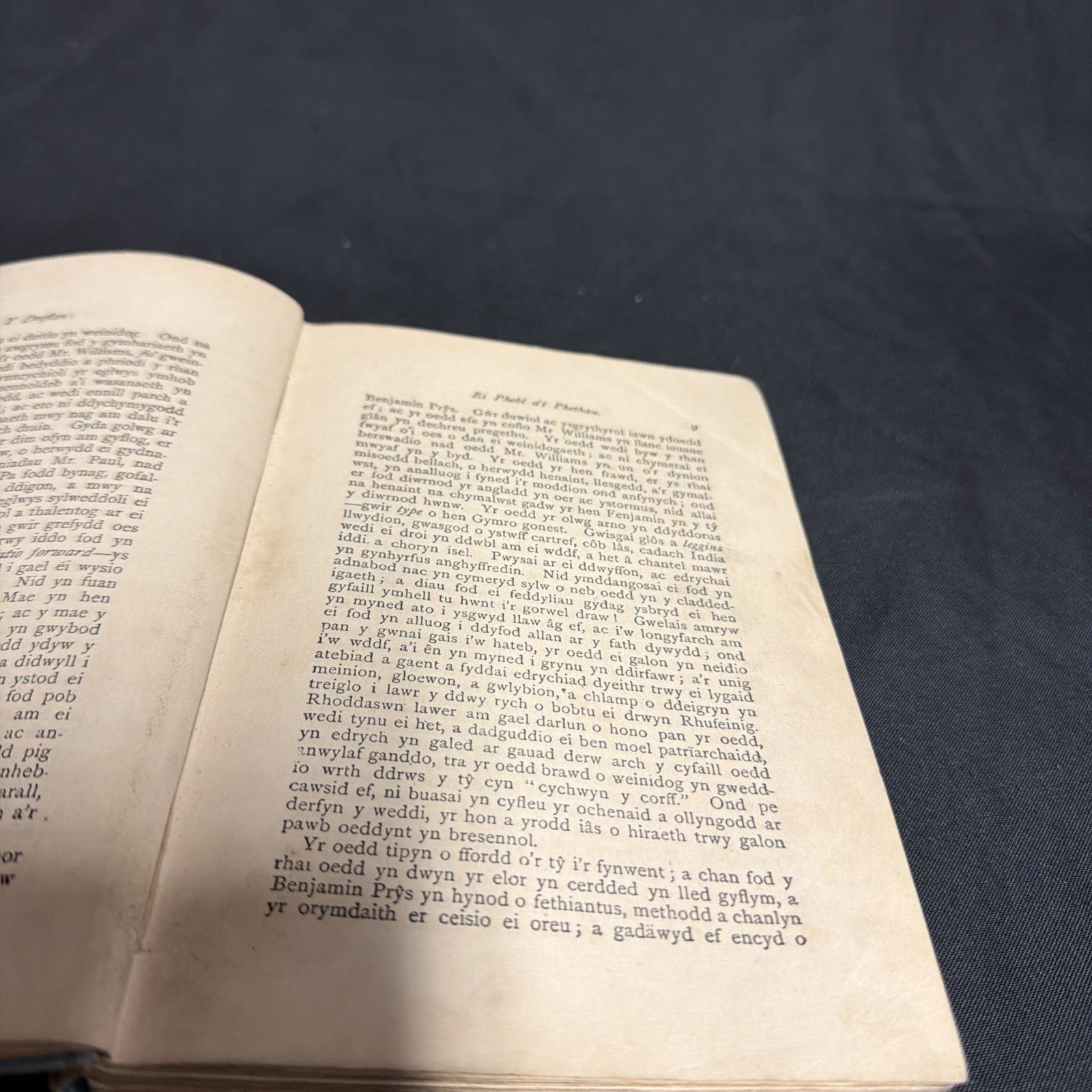 Y Dreflan Ei Phobl A'I Phethau, Daniel Owen - Welsh Language book - (1903)