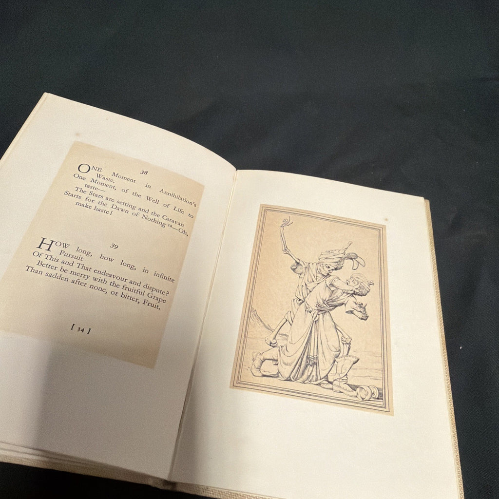 Book - THE RUBAIYAT OF OMAR KHAYYAM, Edward Fitzgerald - Poetry - (1908)