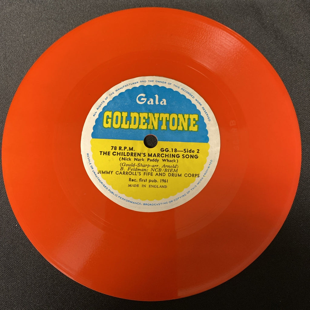 VINYL RECORD - Goldentone ORANGE Vinyl The Childrens Marching Song - (1440)