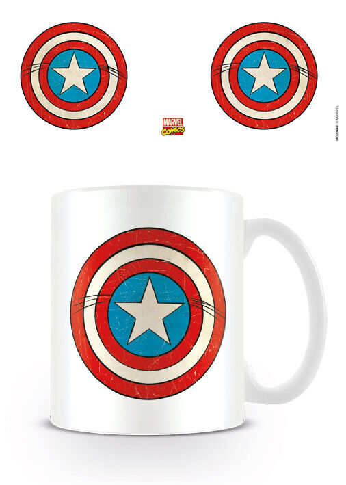 MUG Boxed Ceramic - MOVIE - Captain America Shield