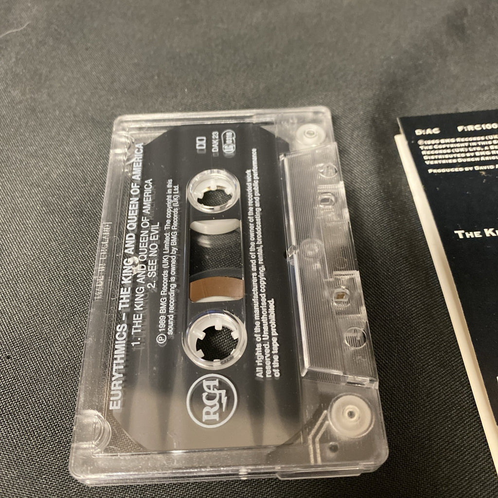 Eurythmics The King and Queen of America Music Cassette Tape 1990 - (1395)