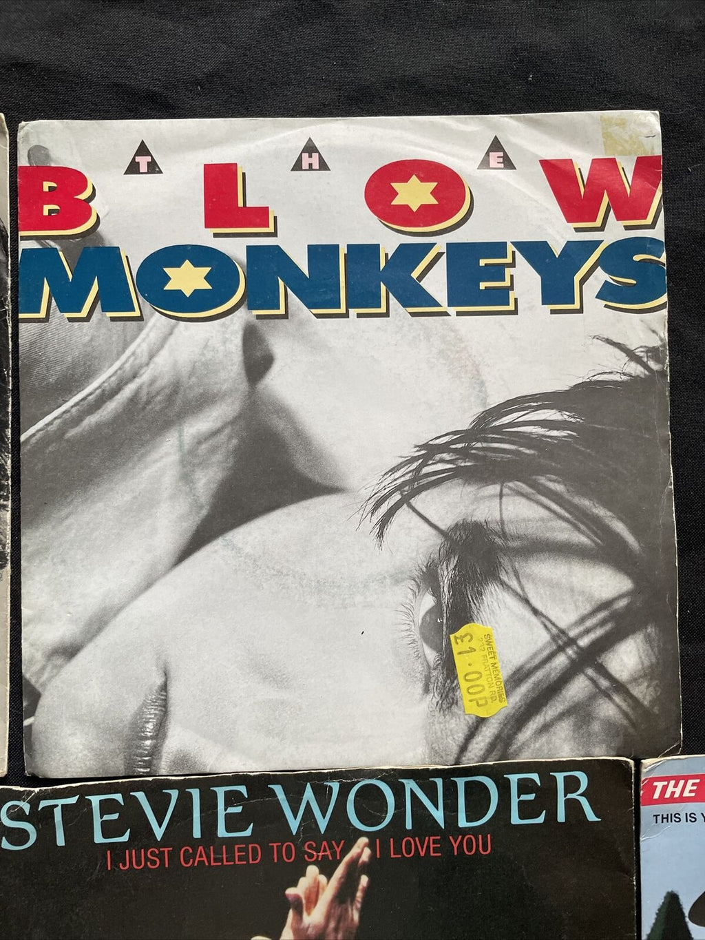 Vinyl Records 7" Singles 5 x 1980's Stevie Wonder & The Blow Monkeys - 9430