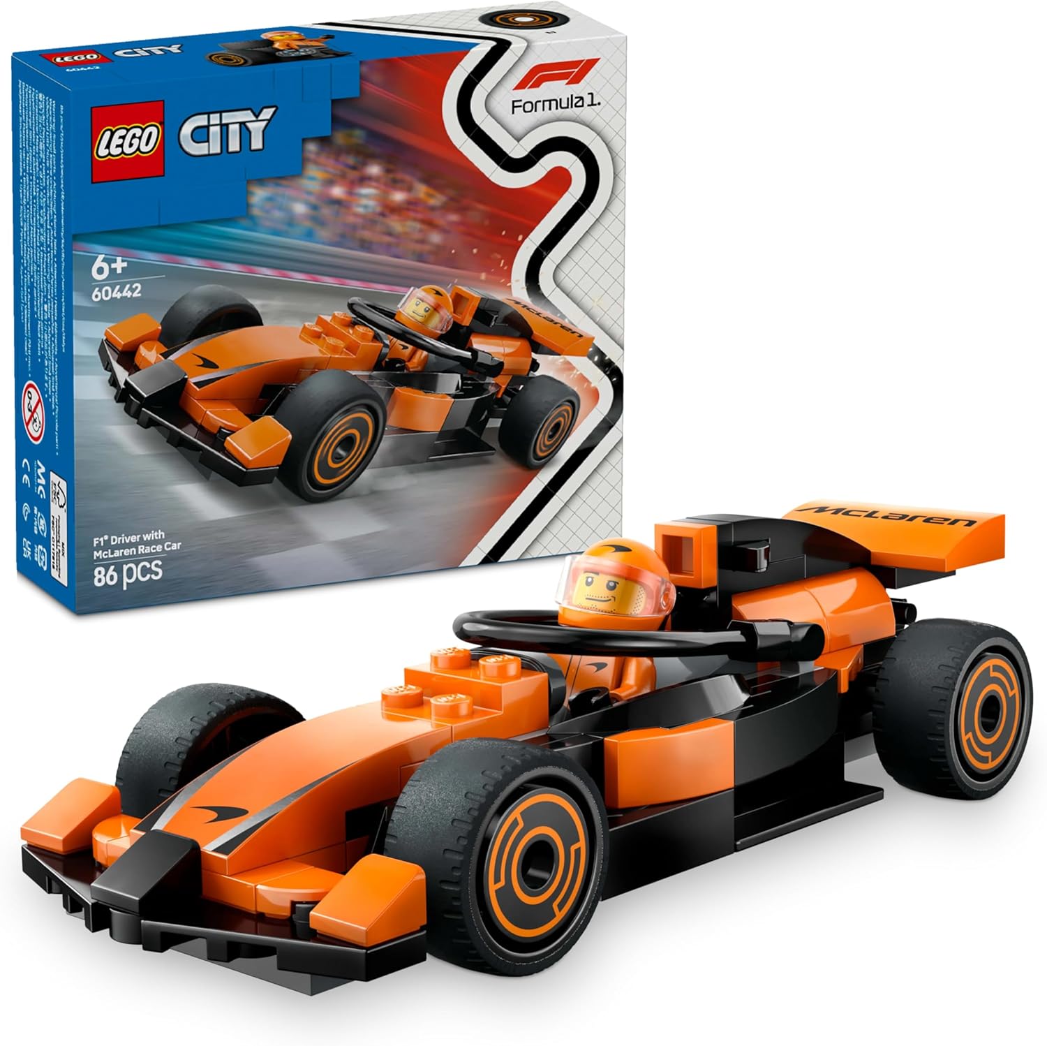 LEGO City - F1 Driver with McLaren Race Car - 60442