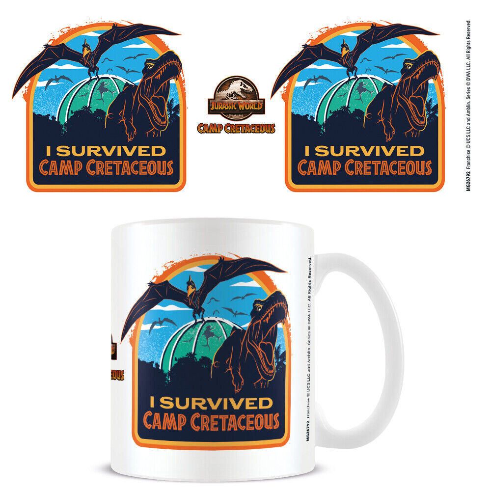 MUG Boxed Ceramic - MOVIE - Jurassic World Camp Cretaceous (I Survived)