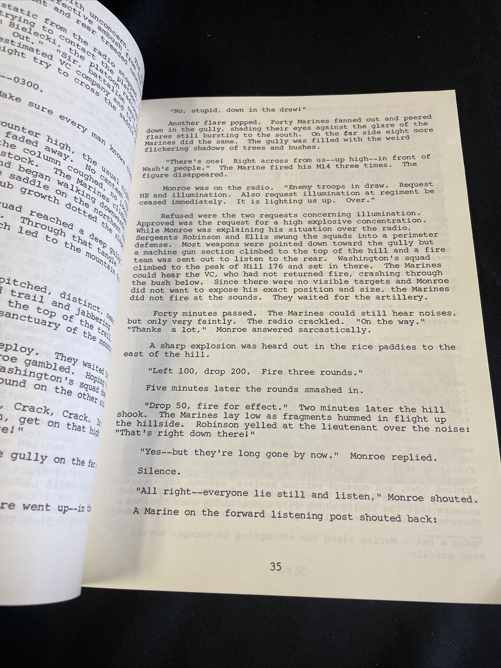 US Navy Marine Corp Reference Pamphlet SMALL UNIT ACTION IN VIETNAM 1966 - (8243