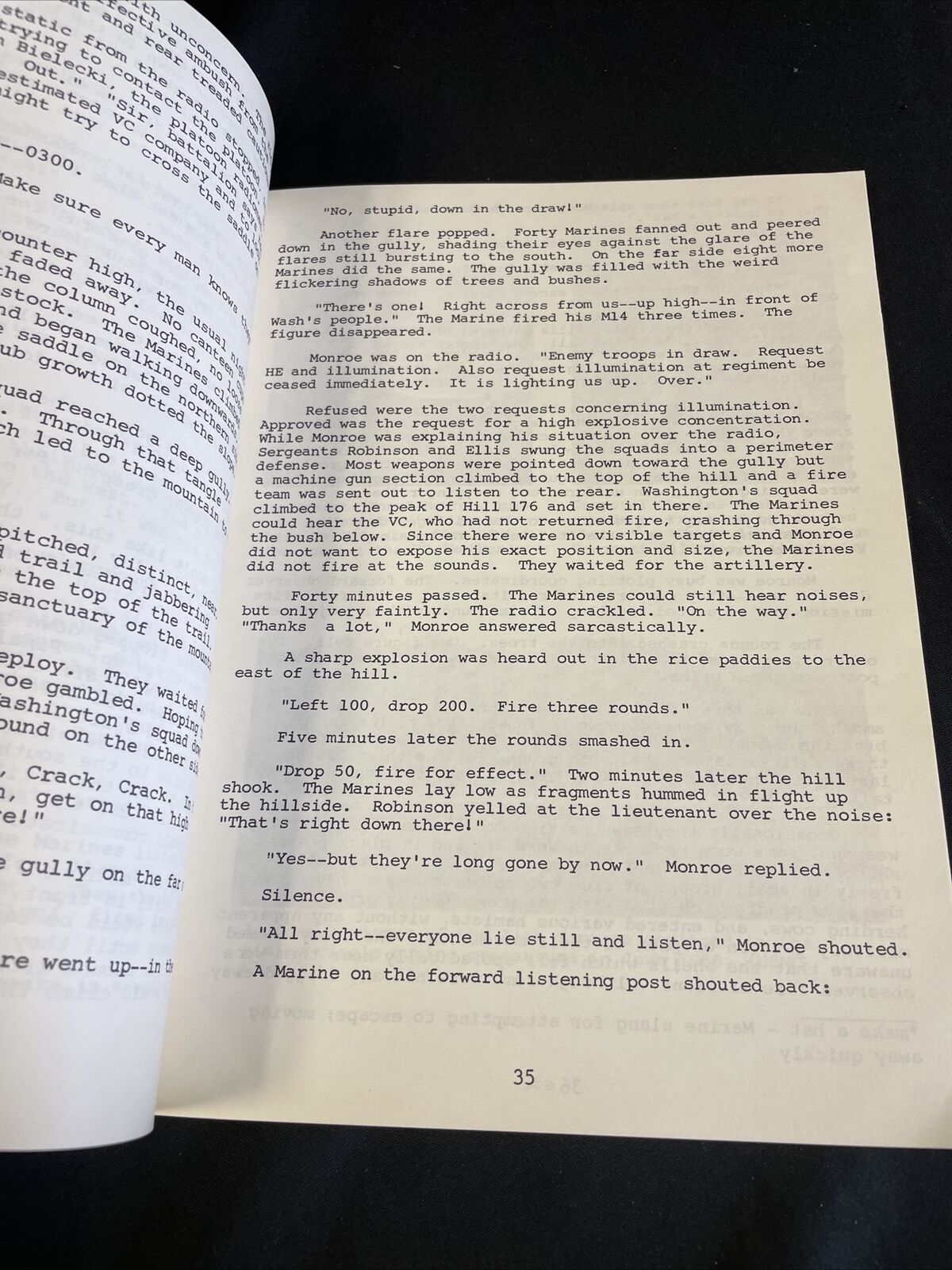 US Navy Marine Corp Reference Pamphlet SMALL UNIT ACTION IN VIETNAM 1966 - (8243