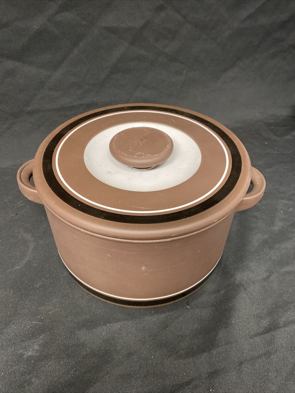 Hornsea CONTRAST Lancaster Vitramic England 1 x Lidded Casserole Pot 1976/77 (9284)