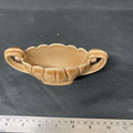 WADE Ceramic two handled posy vase in brown no chips - (9185)