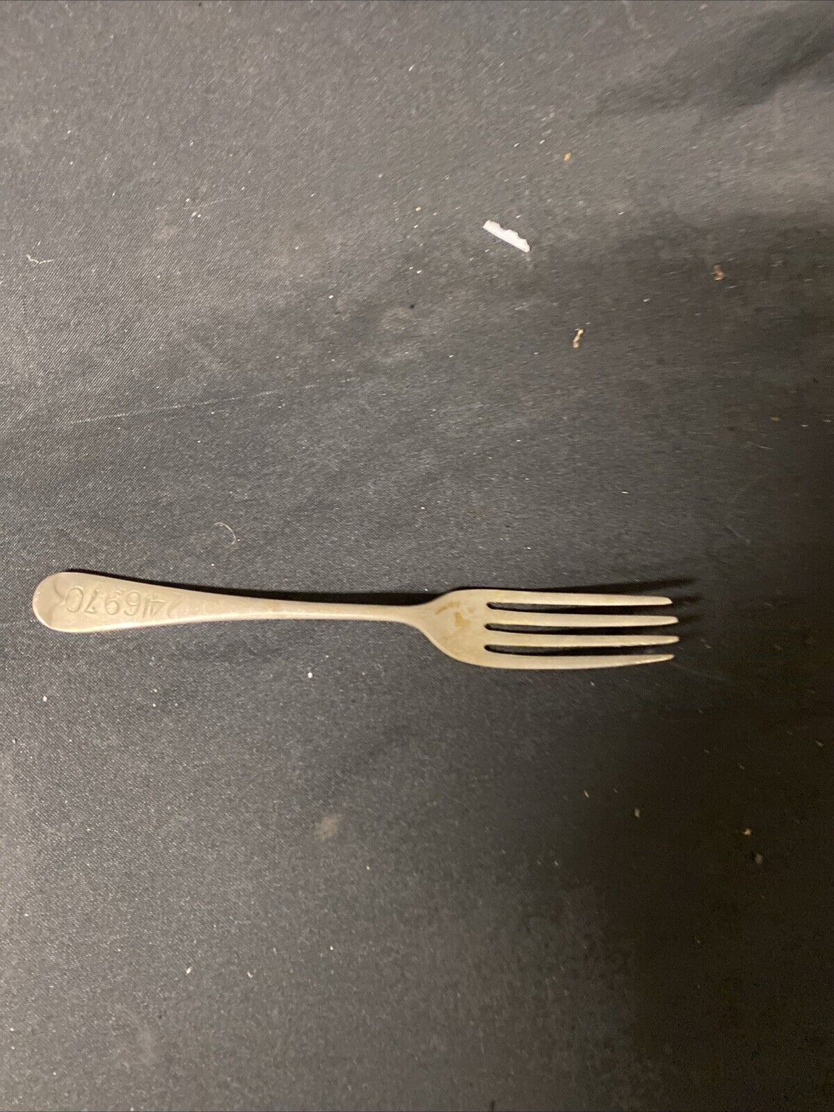 Military Service Issued Fork 1942 with Servicemans number etched on front (5863)