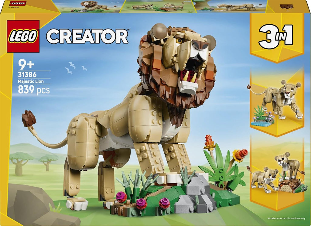 LEGO Creator 3 in 1 - Wild Animals: Majestic Lion - 31386