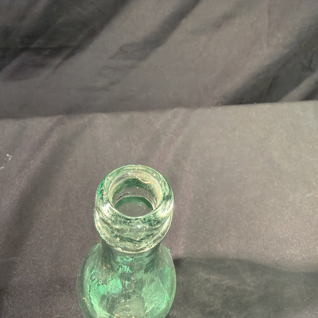Antique Glass Bottle Ellis Ruthin Torpedo bottle 19cm tall 1890's - (2011)