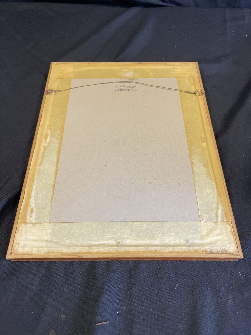 Vintage framed print of Roma Piazza Di Spagna Framed and matted - (8148)