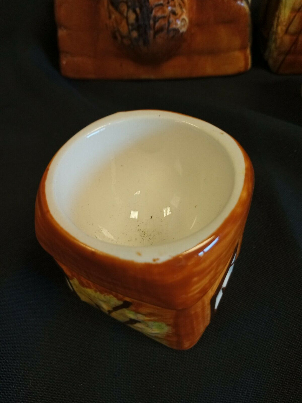 Price Kensington Ye Olde Cottage Teapot, Egg cups, Creamer, Sugar pot - (7901)