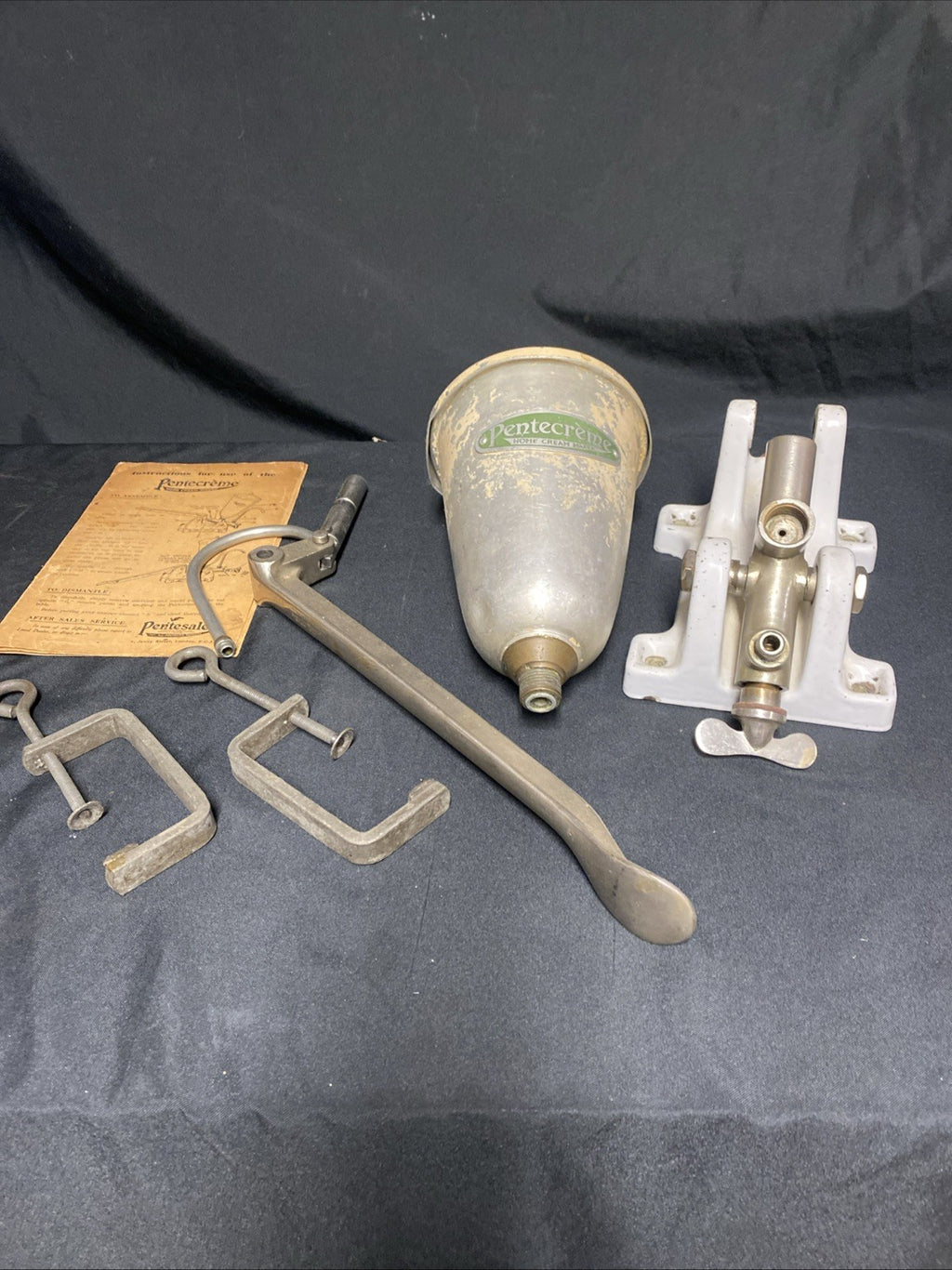 1930 Pentecreme Home Creme Maker Art Deco Stunning Rare - (1636)