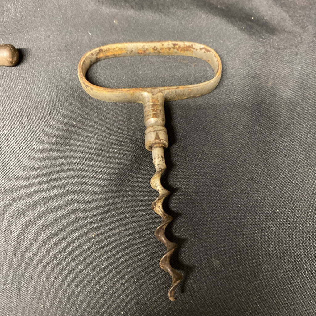 Antique Corkscrew bottle opener possibly German + one other - (1417)