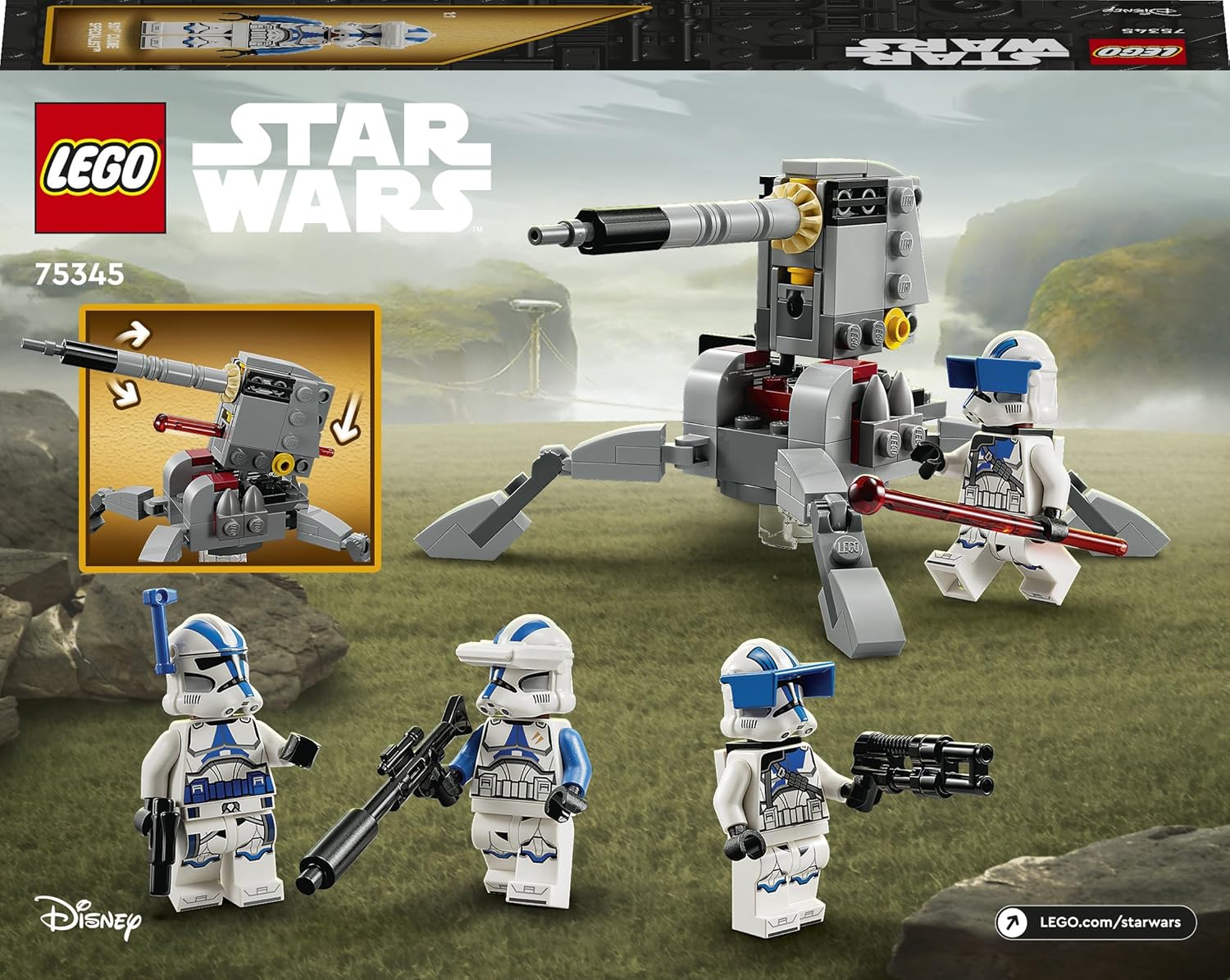 LEGO Star Wars - 501st Clone Troopers Battle Pack - 75345