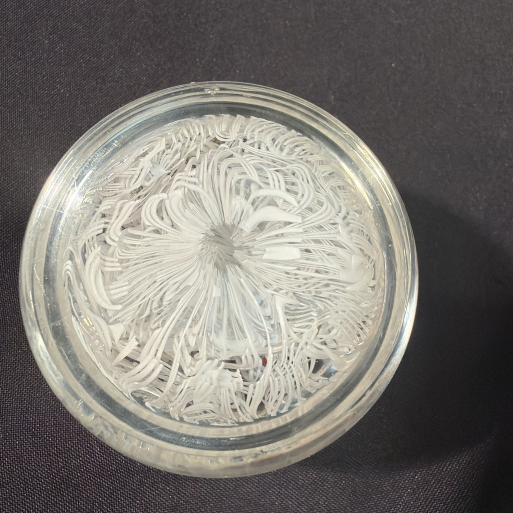 Crieff Strathearn Spaced Millefiori Glass paperweight 1970's Vintage  - (2087)