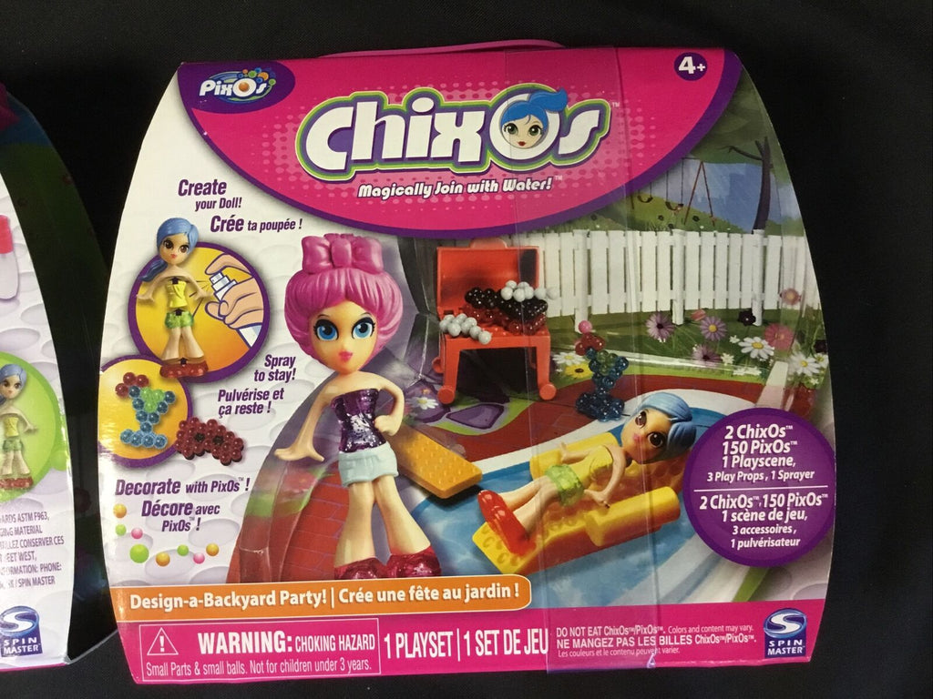 Spin Master Pixos Chixos 2 Packs Brand New Magically Join With Water - (7319)